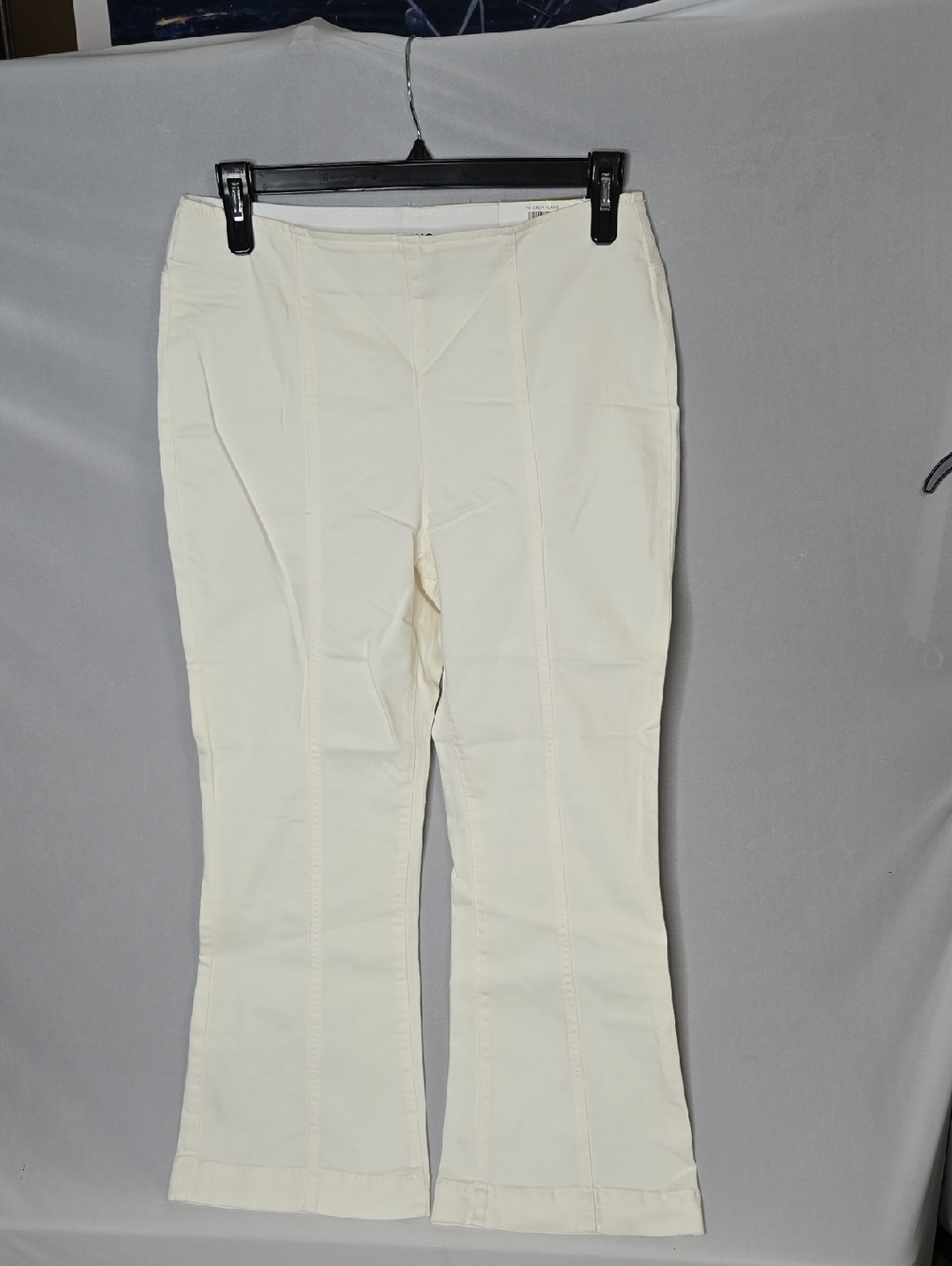 INC International Concepts Bright White Crop Flare High-Rise Pants 14 NWImperpec